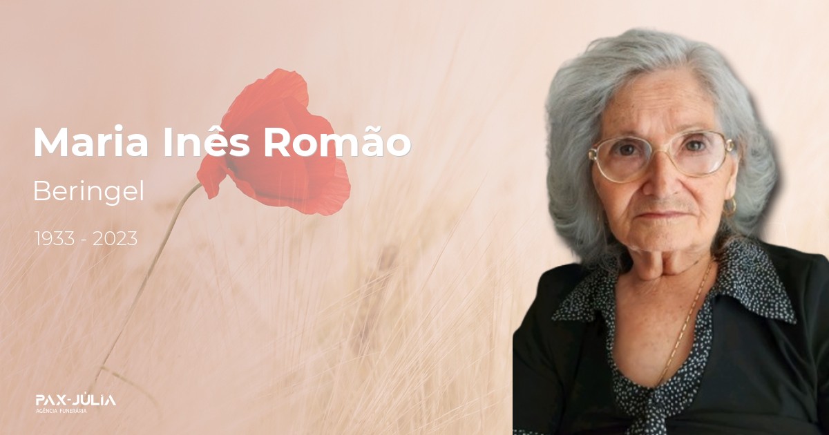 Maria Inês Romba Agência Funerária Pax-Júlia em Beja - Memorial - Maria Inês Romão